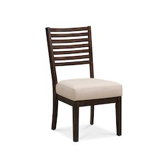 Scott Upholstered Side Chair in Antique Brown 2-Piece Set