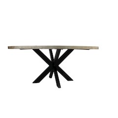 Felix 72" Dining Table with Iron Legs