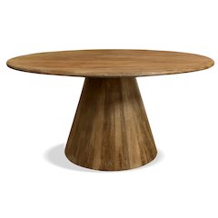 Jaden 60" Round Dining Table in Natural Finish