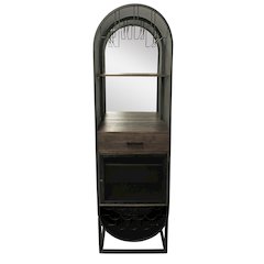 Felix Tall Wine Cabinet in Black