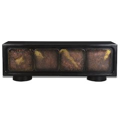 Balthazar 4-Door Sideboard in Multi-color Toned Iron