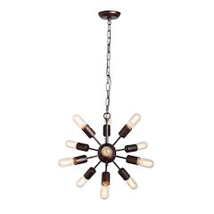 Clara Iron Orb Pendant