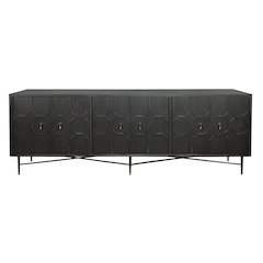 Samara 6-Door Sideboard - Black