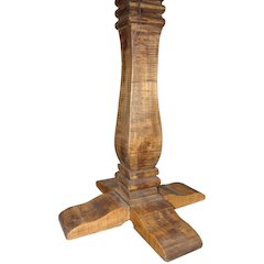 Golden Pedestal Bar Table