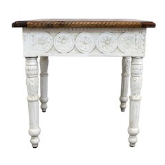 Bay Hand-Carved End Table