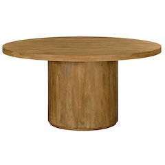 Flagstaff 60" Round Dining Table in Spice Tan