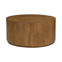 Flagstaff 36" Round Cocktail Table in Spice Tan