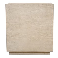 Flagstaff Square Side Table in Stone Natural