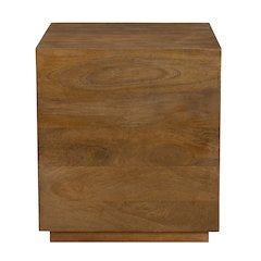 Flagstaff Square Side Table in Spice Tan