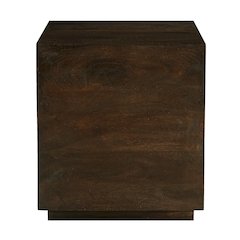 Flagstaff Square Side Table in Barista Brown