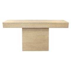 Flagstaff Console Table in Stone Natural