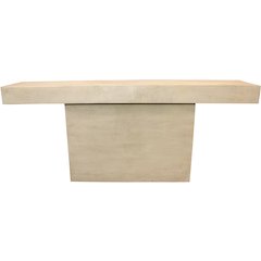 Flagstaff Console Table in Stone Natural