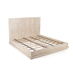 Flagstaff Eastern King Bed - Stone Natural
