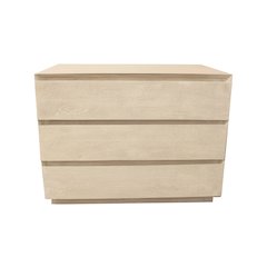 Flagstaff 3-Drawer Nightstand in Stone Natural