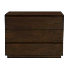 Flagstaff 3-Drawer Nightstand in Barista Brown