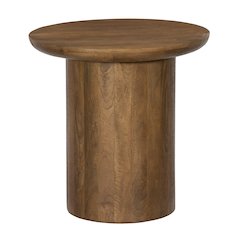 Sullivan Round End Table - Spice Tan