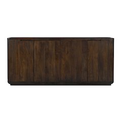 Bernard 4-Door Sideboard in Barista Brown on Solid Acacia Wood