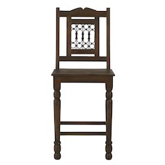 Bliss Counter Chair 2-Piece Set in Barista Brown