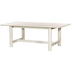Augustus Rectangular Dining Table in Stone Natural