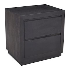 Sarah 2 Drawer Nightstand - Antique Brown