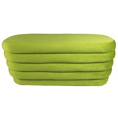 Thor Oval Ottoman in Fern