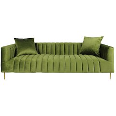 Mid-Century Modern Rutland Sofa in Olive