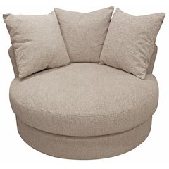 Modern Vista Swivel Chair in Sand