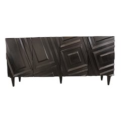 Cahill 4-Door Sideboard - Black