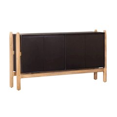 Fawkes 4-Door Sideboard - Matte Black