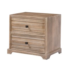 Carmenita 2-Drawer Might Night Stand - Rustic Light Brown