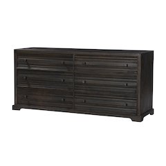 Carmenita 6-Drawer Dresser in Rich Umber