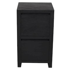 Argyle File Cabinet in Graphite Black Reclaimed Wood