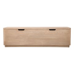 Argyle Storage Bench in Light Ash Ivory Reclaimed Wood
