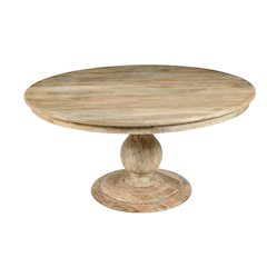 Coastal Jenna 60" Pedestal Dining Table