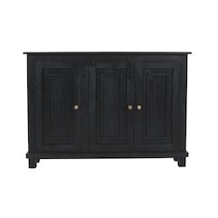 Jenna 3-Door Sideboard  in Charcoal Grey