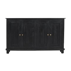 Jenna 4-Door Sideboard in Charcoal Grey