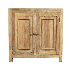 Bayside 36" 2-Door Solid Wood Sideboard in Natural Finish