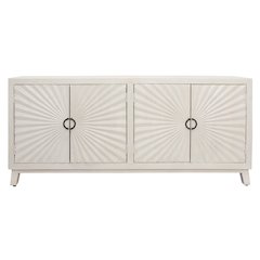 Bayside 4-Door Sideboard in Ivory