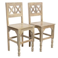 Jenna Counter Chair 2-Piece Set in Natural