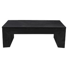 Goliath Cocktail Table in Charcoal Gray on Solid Mango Wood
