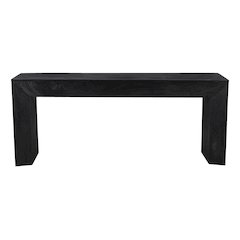Goliath Console Table in Charcoal Gray on Solid Mango Wood