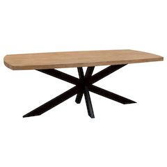 Logan 82" Dining Table, with 8 Cleo Mink Dining Chairs