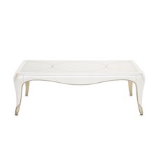 London Place Rectangular Cocktail Table - Creamy Pearl