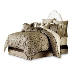 Imperial 10-Piece King Comforter Set - Bronze