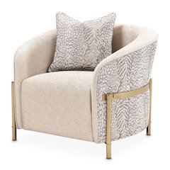 Lisbon Accent Chair - Opal/Gold