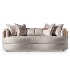 Carmela Sofa - Almond/Gold