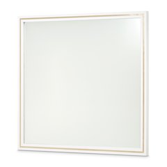 Palm Gate Wall Mirror - Cloud White