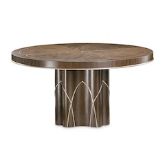 Villa Cherie Round Dining Table - Hazelnut
