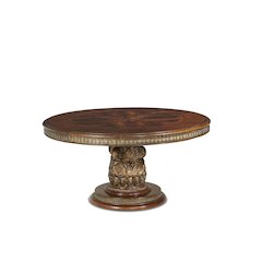 Villa Valencia Round Dining Table - Classic Chestnut