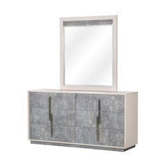 Pavira Dresser with Mirror - Stone